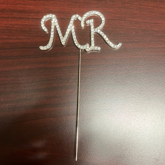 Rhinestone cake topper - Picture 1 of 6